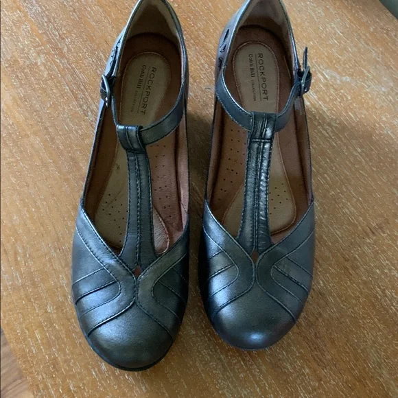 NWOT Cobb Hill Angelina Metallic T-strap Maryjanes 9.5 - Picture 3 of 11